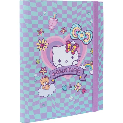 Patio Desky na sešity A5 s širokou gumou Hello Kitty vzor 1 655720