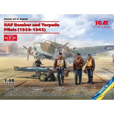 ICM RAF Bomber & Torpedo Pilots 1939 1945 1:48