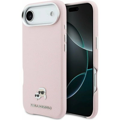 KARL LAGERFELD PU Karl and Choupette Heads Pins MagSafe Задна Обвивка за iPhone Air Pink Karl Lagerfeld | Rozov | ЖЕНИ | UNI