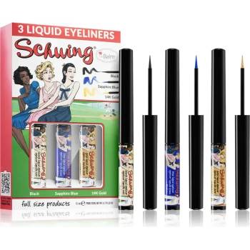 THE BALM Комплект Трио течни очни линии The Balm Schwing Liquid Eyeliner Trio (681619818677)