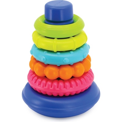 Infantino Пирамида с рингове за подреждане Infantino - Синя (IN315212)