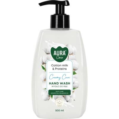 Aura tekuté mydlo cotton & milk 500 ml