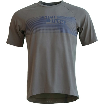 Zimtstern Мъжка фланелка с къс ръкав за колоездене Zimtstern Spunz Shirt S/S Cycling jersey - Dusty Olive - размер XL (056-4131-0214)