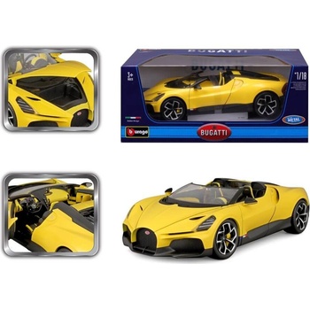 Bburago TOP Bugatti Mistral Yellow 1:18