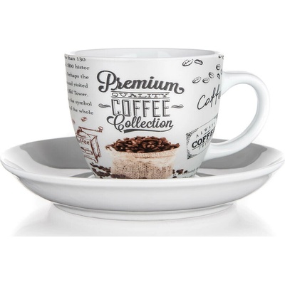 BANQUET Šálek s podšálkem PREMIUM COFFEE 190 ml