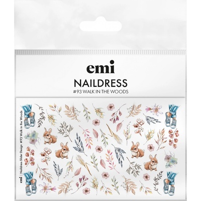 E.Mi Vodolepka Naildress Slider Design 93 Walk in the woods – Zboží Mobilmania