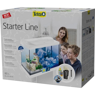 Tetra Starter Line LED akvárium bílé 80 l
