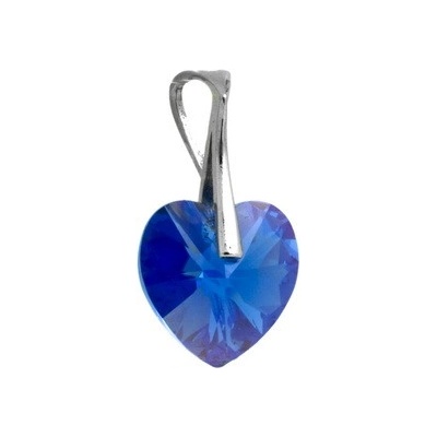iŠperky Strieborný prívesok srdiečko Swarovski ID|108395