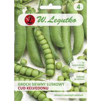 Image 1 of W. Legutko Kelvedon Miracle грах с люспи - набръчкани семена, ранен сорт