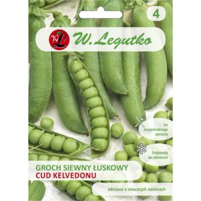 W. Legutko Kelvedon Miracle грах с люспи - набръчкани семена, ранен сорт