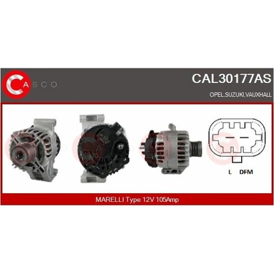 Generátor CASCO CAL30177AS