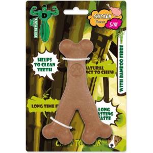 MR. DENTAL Играчка Mr. Dental дъвчаща бамбукова ypsilon пилешка S/M (5904-61301)