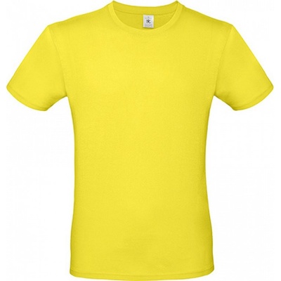 B&C Základní pánské bavlněné tričko BC Žlutá