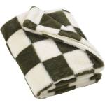 Catherine Lansfield Бяло/зелено одеяло 130x170 cm Cosy Soft Checkerboard - Catherine Lansfield (DS/61989/W/130170/GR)
