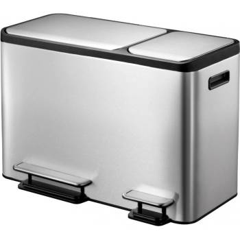 EKO-Europe EKO Кош за разделно събиране с 2 педала ECOCASA - 24+12 л. - мат (EKO 912836 - Matt s/s)