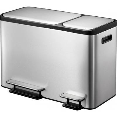 EKO-Europe EKO Кош за разделно събиране с 2 педала ECOCASA - 24+12 л. - мат (EKO 912836 - Matt s/s)