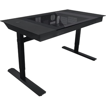 Lian Li DK07X Black Електрическо бюро с вградена компютърна кутия (G99.DK07X.10EU)