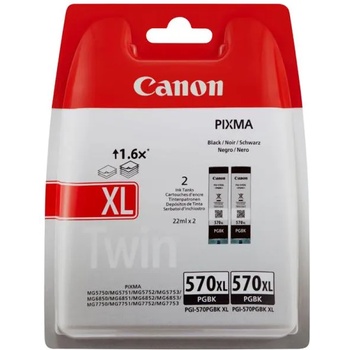 Image 1 of Canon PGI-570PGBK XL Black Twin Pack 0318C007