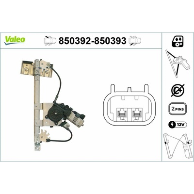 Zvedací zařízení oken VALEO 850393