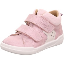 Superfit Superfree Rosa/silber celoročné členkové barefoot topánky