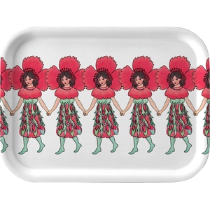 Design House Stockholm Elsa Beskow Poppy Табла за сервиране, 20 x 27 см (2584-0100)
