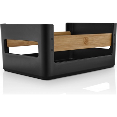 Kuchyňský organizér NORDIC KITCHEN 27 x 19 cm, černá, plast/bambus, Eva Solo