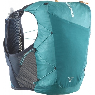 Salomon Active Skin 12 l Set tahitian tide/carbon