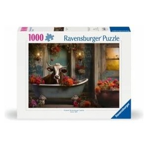 Ravensburger Puzzle 1000 Cow in Bath