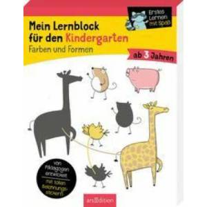 Mein Lernblock für den Kindergarten - Farben und Formen | Sophia Schrade (ISBN: 9783845844046)