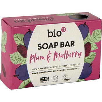Bio-D tuhé mydlo slivka a moruše 90 g