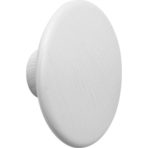 Muuto Кука за стена Dots Wood 6, 5 см бяла (03314)