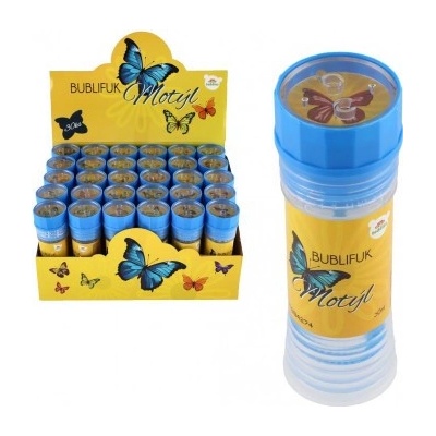 Bublifuk Motýľ 50ml 11cm mix druhov