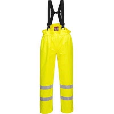 PortWest kalhoty Hi-Vi 780 s laclem nepromokavé reflexní Žlutá