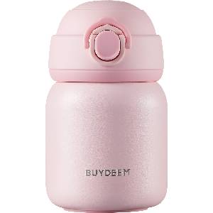 Buydeem TAN200 Stainless Steel Thermos Bottle 200 ml, Pale Dogwood (TAN200-PD)