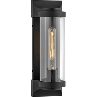 Elstead Lighting Quintiesse QN-PEARSON-M-TK - Външен стенен осветител PEARSON M 1xE27/60W/230V IP44 черен (ED1095)