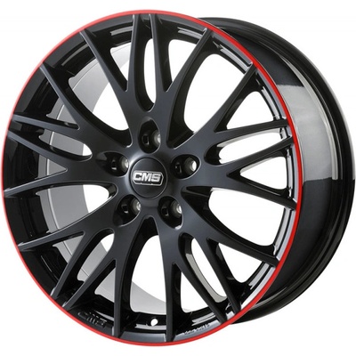 CMS C8 7,5x17 5x112 ET41 black red
