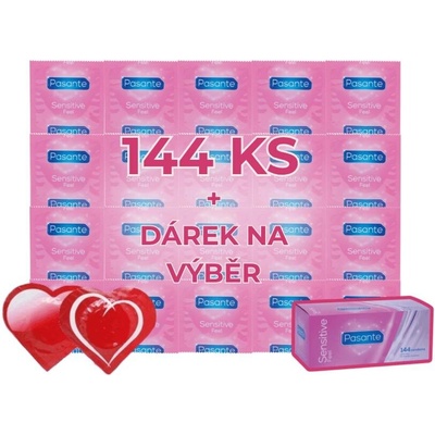 Pasante Sensitive Feel 144 ks + Pasante Heart 2 ks