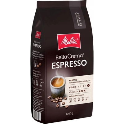 Melitta Káva arabica 100% BellaCrema Espresso 1 kg