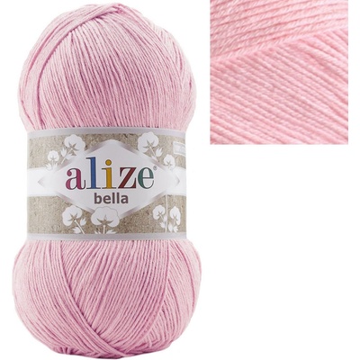 Alize Příze Bella 100 - bavlna Bella: 32 Světle růžová