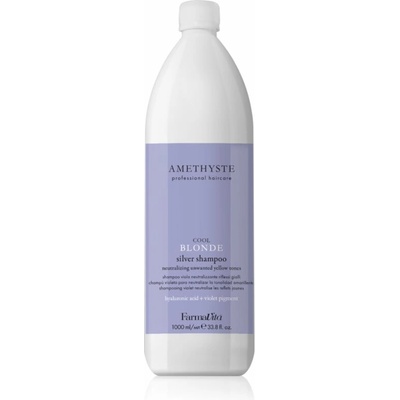 FarmaVita Amethyste Cool Blonde fialový šampón pre blond a melírované vlasy 1000 ml