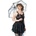 Poizen industries чадър poizen industries - widows veil - black - a-wdwv-b