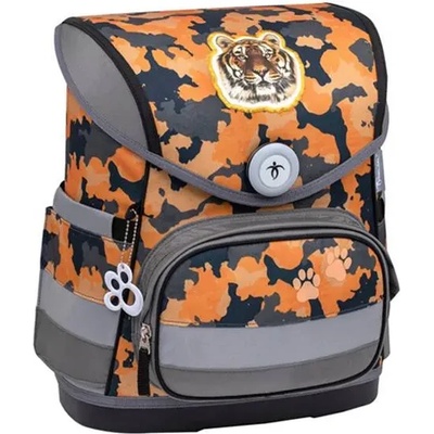 Belmil Ученическа раница Belmil Orange Camouflage, 37х30х19 см