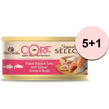 Wellness Core Signature Selects Tuna & Salmon 6 x 79 g
