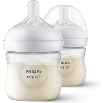 Philips Бебешка бутилка Philips Avent Natural Response, 125 мл. , 2 броя SCY900/02 (SCY900/02)