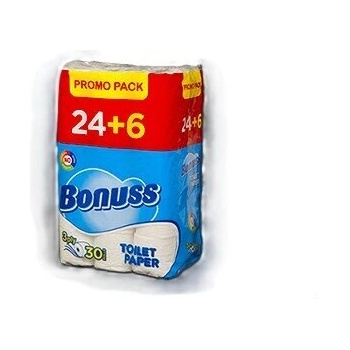 Bonuss promo pack24+6 тоалетна хартия (382992292929)