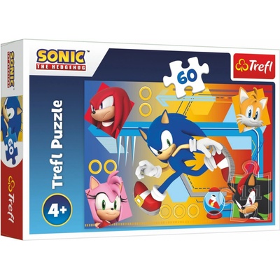 Trefl Sonic The Hedgehog: Sonic v akci 60 dílků