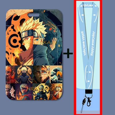 Šňůrka na krk 23483 s cedulkou na ID karty Naruto