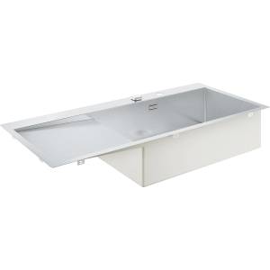 GROHE K1000 Кухненска мивка от неръждаема стомана с отцедник, 1160 х 520 мм (31582SD1) Мивка за вграждане