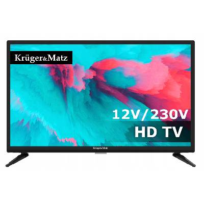LED televize Kruger&matz KM0224 24" HD Ready černá