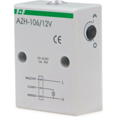 AZH-106 12V - Súmrakový spínač so vstavaným čidlom, 12V, 16A, IP65